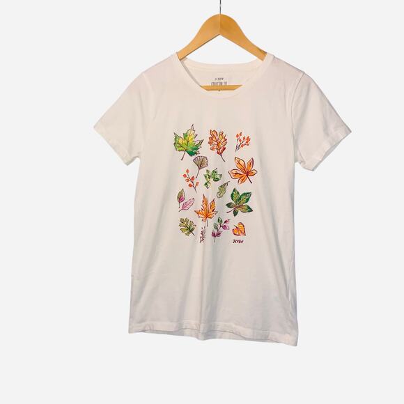 J. Crew Fall Foliage Graphic Tee - Picture 6 of 7